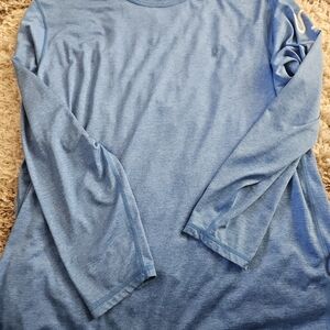 Spyder Men’s Long Sleeve Swim Rash Guard - Light Blue